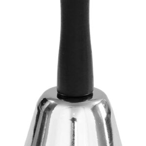 DMI Hand & Call Bell to Care for The Sick and Elderly/Signal Dinner/Call for Pets, Silver, 4.75"