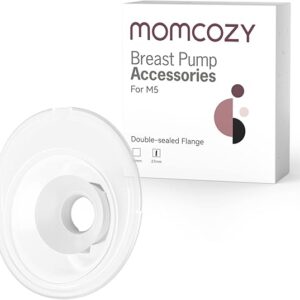 Momcozy Original M5 Smart Replacement Accessories, Original Breastfeeding Parts Only Compatible with Momcozy M5 Smart (Double-layer Flange-27mm)