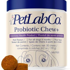 PetLab Co. Probiotics for Dogs - Support Gut Health, Itchy Skin, Seasonal Allergies, and Yeast with Each Tasty Chew - Dog Probiotics - Safe for Small, Medium and Large Dogs - Packaging May Vary