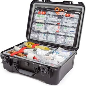 Nanuk 940 EMS Emergency Medical Service/First Aid Hardcase with Lid Organizer and Divider System (Black)