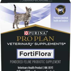 Purina Pro Plan Veterinary Supplements Fortiflora Powdered Cat Probiotics - 30 g sachets (Pack of 30)